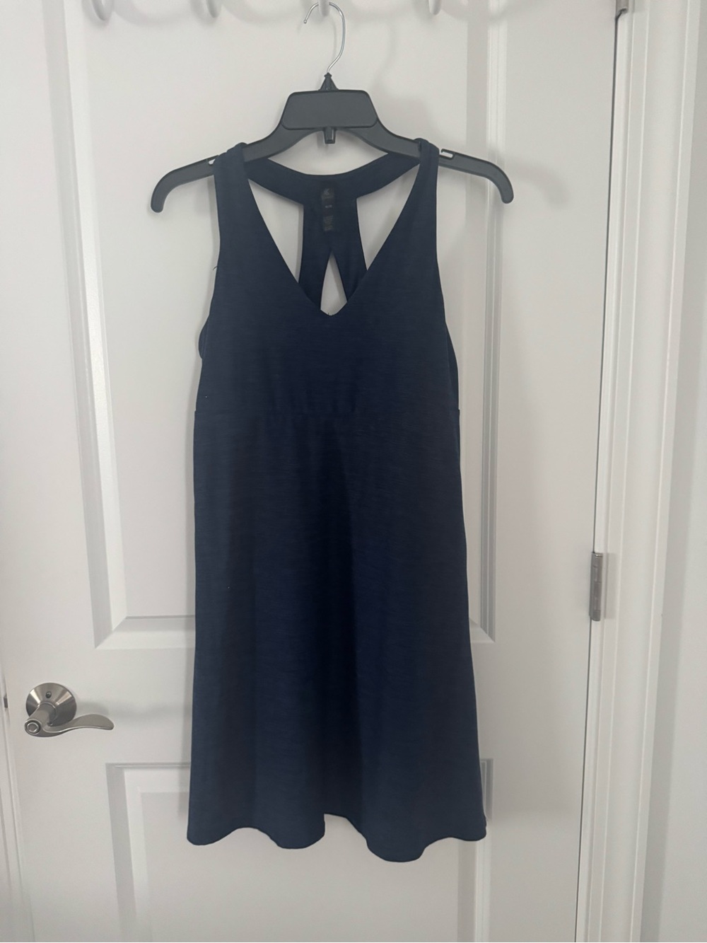 Sleeveless V-Neck Navy Athletic Sundress